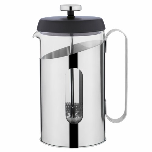 BergHOFF Essentials Stainless Steel Coffee & Tea French Press Perspective: front