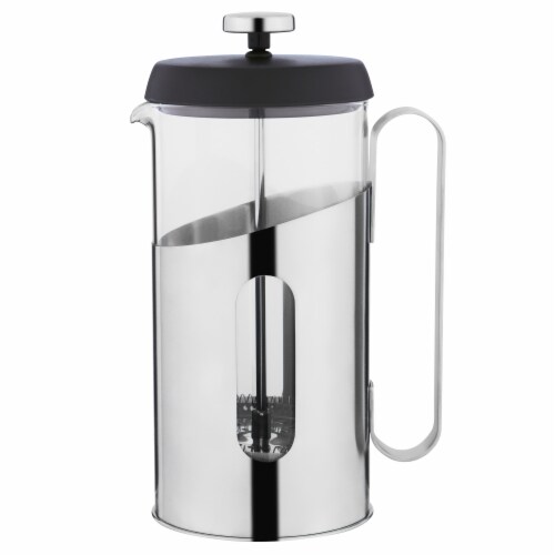 BergHOFF Essentials Stainless Steel Coffee & Tea French Press Perspective: front