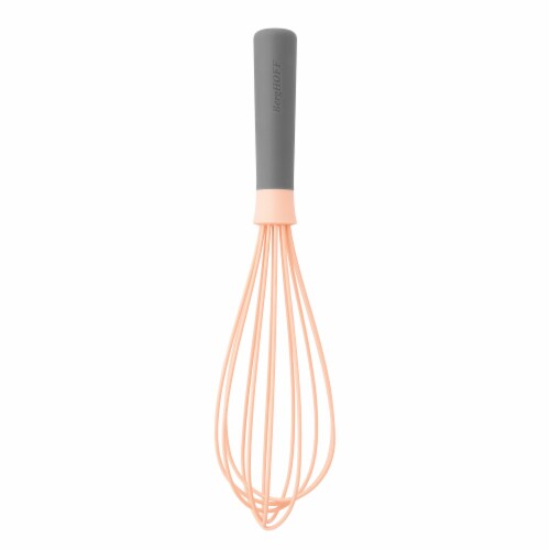 BergHOFF Leo Silicone Whisk - Pink/Gray Perspective: front