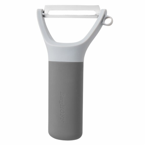 BergHOFF Leo Stainless Steel Serrated Y-Peeler - Gray Perspective: front