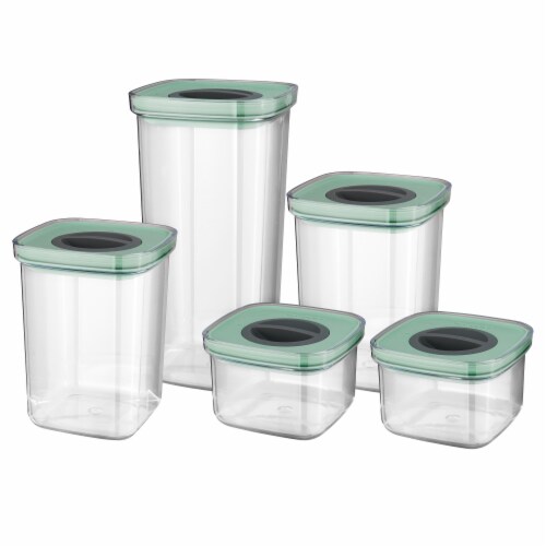 BergHOFF Smart Seal Food Container Set - Green Perspective: front