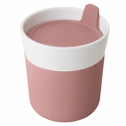 BergHOFF Leo Porcelain Travel Mug - Pink Perspective: front