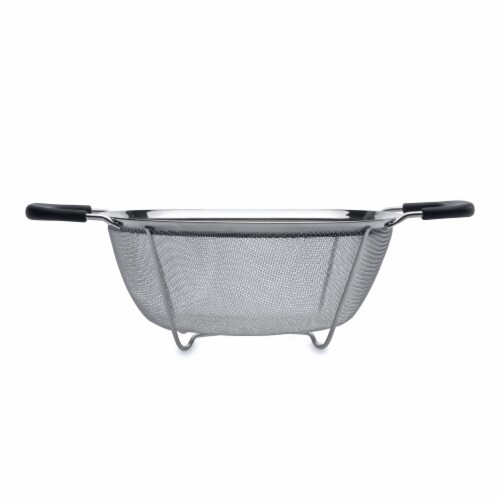 BergHOFF Essentials Stainless Steel Mesh Colander - Silver Perspective: front