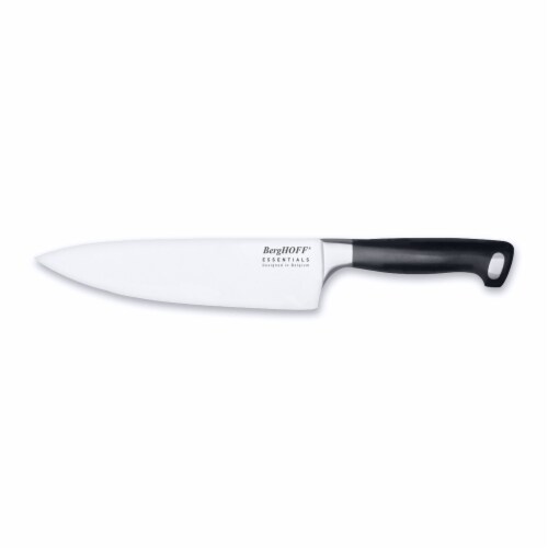 Essentials Chef Knife, Stainless Steel & Black, 8-In.