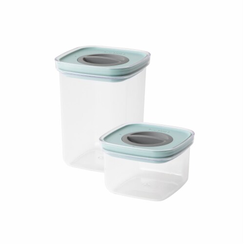 BergHOFF Leo Smart Seal Food Container Set - Green Perspective: front