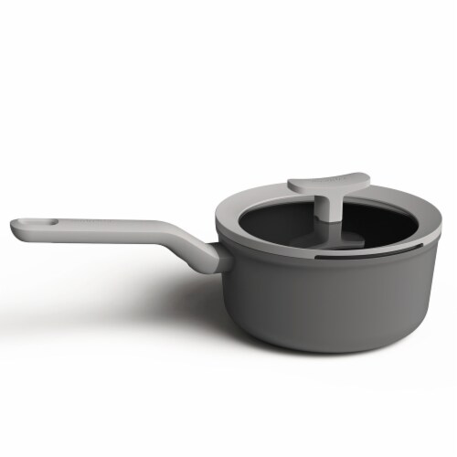 BergHOFF Leo Covered Saucepan - Grey Perspective: front