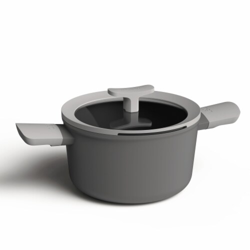 BergHOFF Leo Non-Stick Covered Casserole - Grey Perspective: front