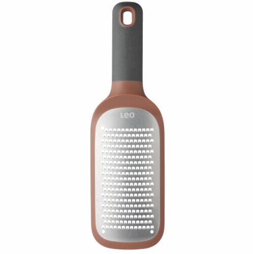 BergHOFF Leo Coarse Paddle Grater - Pink Perspective: front