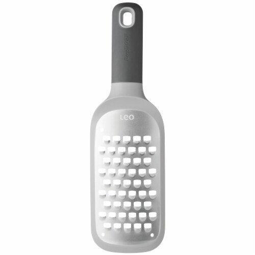 BergHOFF Leo Ultra-Course Paddle Grater - Grey Perspective: front
