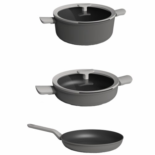 BergHOFF Leo Cookware Set - Gray Perspective: front