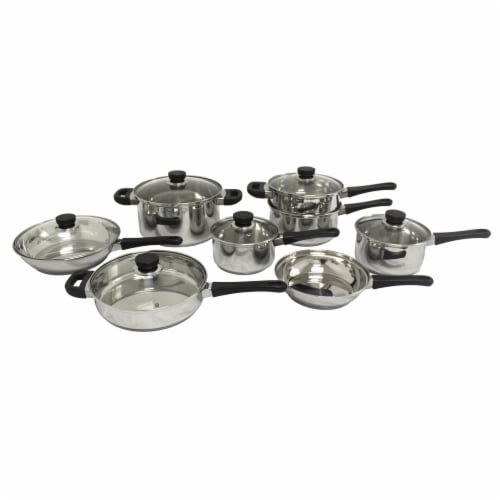 BergHOFF Stainless Steel Cookware Set Perspective: front