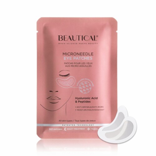 BEAUTICAL - Microneedle Eye Patches - Anti-wrinkle, Anti-puffiness, Moisturizing - 1 pair Perspective: front