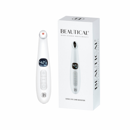 BEAUTICAL - Sonic Eye Care Booster - Eye Massager - Red Light Care - High Frequency Vibration Perspective: front
