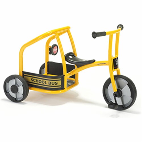 Winther Circleline School Bus Tricycle - Yellow Perspective: front