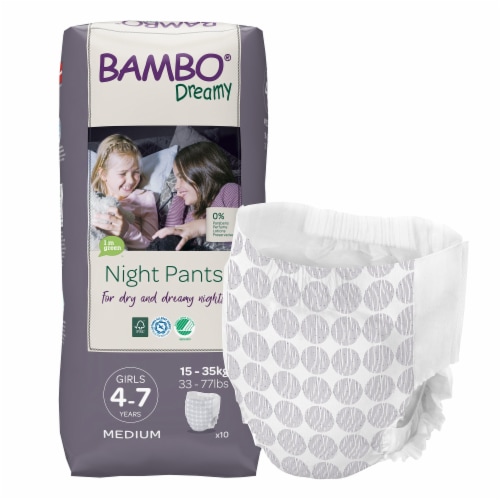 Bambo Nature Potty Training Pants for Girls, Skin Friendly, Ages 4 to 7, 10  Ct, 10 ct - Gerbes Super Markets