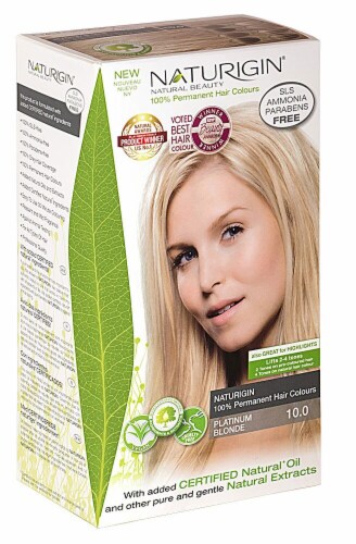 Naturigin  Permament Hair Color Platinum Blonde 10.0 Perspective: front