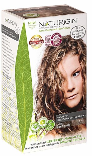 Naturigin  Permament Hair Color Light Ash Blonde 8.1 Perspective: front