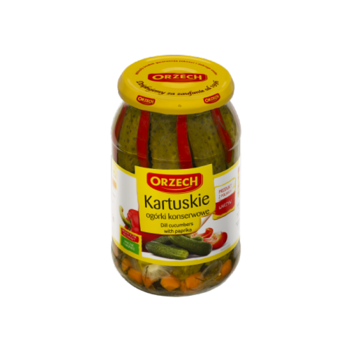 Orzech Polish Pickles With Pepper Perspective: front