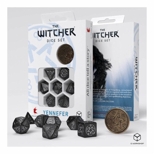 Q-Workshop Witcher Dice Set. Yennefer - Q-Workshop Obsidian Star Q-Workshop Witcher Dice Set. Yennefer - Q-Workshop Obsidian Star