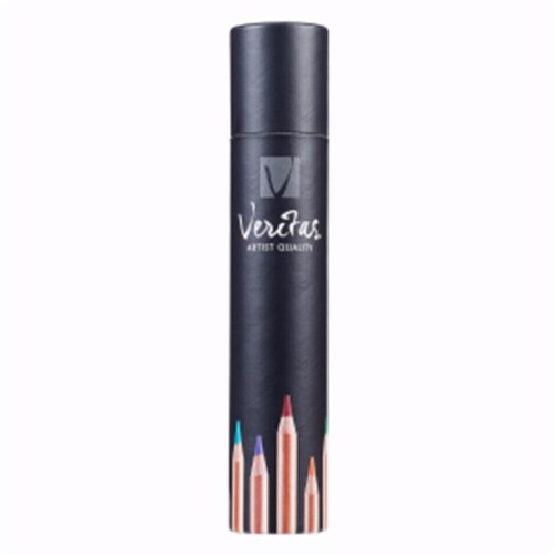 Christian Art Gifts 14393X Veritas Coloring Pencils - Set of 12 Perspective: front