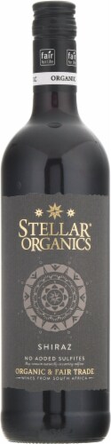 Stellar® Organics Shiraz South Africa Red Wine Perspective: front