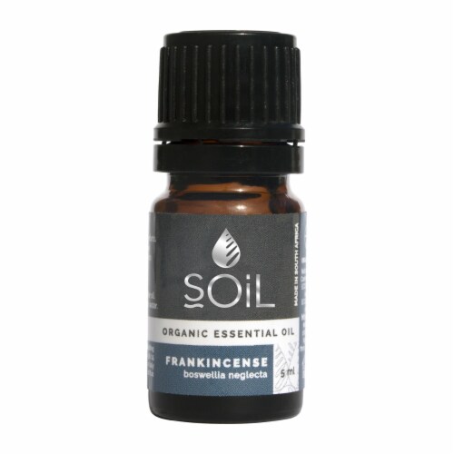 SOiL Organic Frankincense Essential Oil (Boswellia Neglecta) 5ml Perspective: front