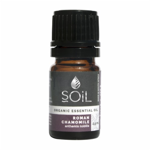 SOiL Organic Chamomile, Roman Essential Oil (Anthemis Nobilis ) 2.5ml Perspective: front