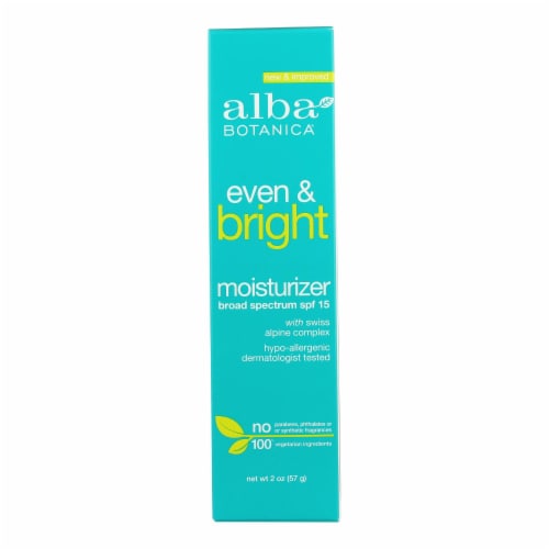 Alba Botanica - Even Advanced Natural Moisturizer Sea Moss SPF 15 - 2 fl oz Perspective: front