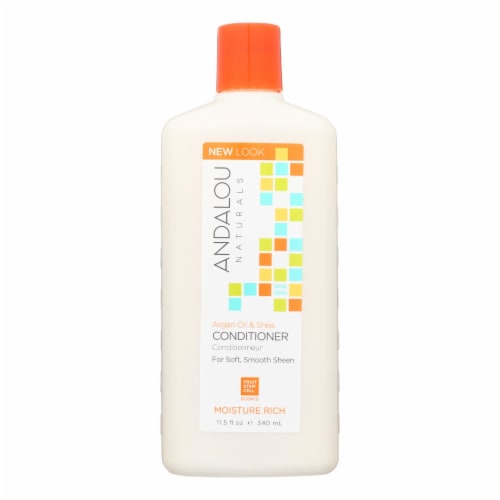 Andalou Naturals Moisture Rich Conditioner Argan and Sweet Orange - 11.5 fl oz Perspective: front