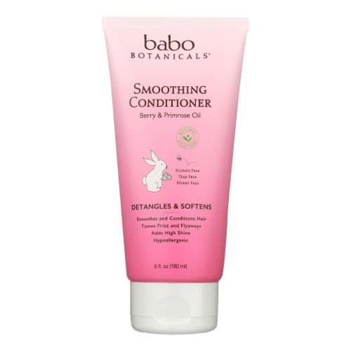 Babo Botanicals - Detangling Conditioner - Instantly Smooth Berry Primrose - 6 oz Perspective: front