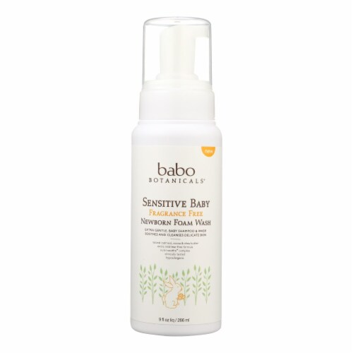 Babo Botanicals - Foaming Body Wash - Fragrance Free - 1 Each - 9 fl oz. Perspective: front