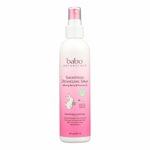 Babo Botanicals - Instantly Smooth Detangler Berry Primrose - 8 fl oz Perspective: front