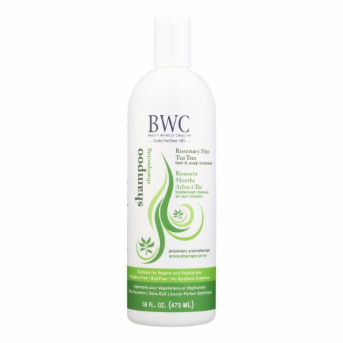 Beauty Without Cruelty Shampoo Rosemary Mint and Tea Tree - 16 fl oz Perspective: front