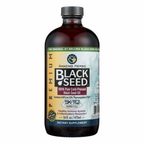 Black Seed - Black Seed Oil Premium - 1 Each - 16 FZ Perspective: front