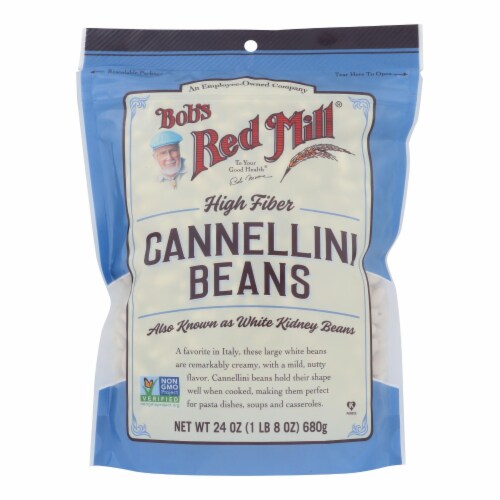 Bob's Red Mill - Beans Cannellini - Case of 4-24 OZ Perspective: front
