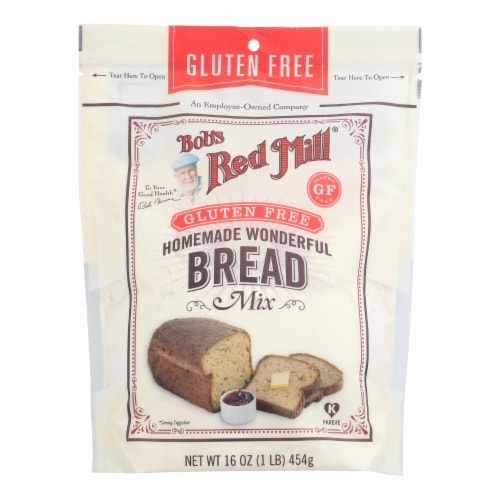 Bob's Red Mill - Homemade Wonderful Bread Mix - Gluten Free - Case of 4-16 OZ Perspective: front