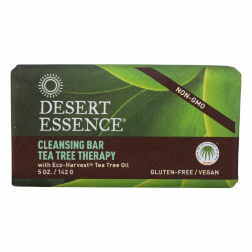 Desert Essence - Bar Soap - Tea Tree Therapy - 5 oz Perspective: front