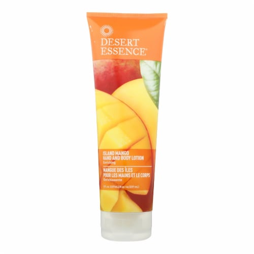 Desert Essence - Hand and Body Lotion - Island Mango - 8 fl oz Perspective: front