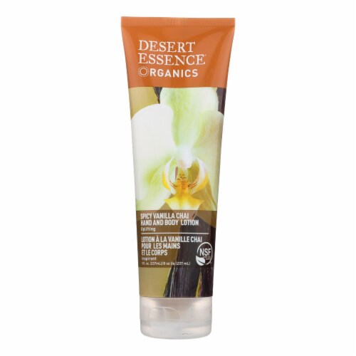 Desert Essence - Hand and Body Lotion Organics Vanilla Chai - 8 fl oz Perspective: front
