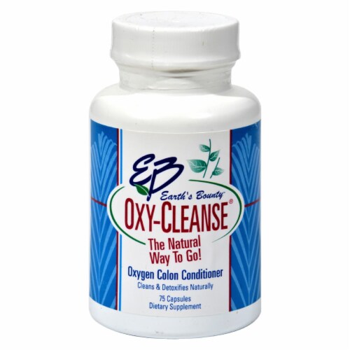 Earth's Bounty Oxy-Cleanse - 600 mg - 75 Capsules Perspective: front