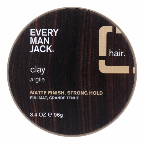 Every Man Jack - Hair Clay Fragrance Free - 1 Each 1-3.4 OZ Perspective: front