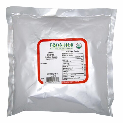 Frontier Herb Paprika Organic Powder Ground - Single Bulk Item - 1LB Perspective: front