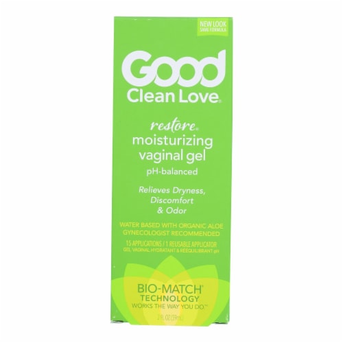 Good Clean Love Personal Lubricant - Moisturizing - BioMatch Restore - 2 oz Perspective: front