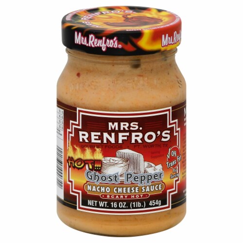 Mrs. Renfro's Nacho Cheese Ghost Pepper Sauce Perspective: front