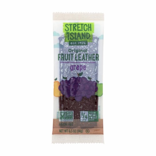 Stretch Island Fruit Leather Strip - Harvest Grape - .5 oz - Case of 30 Perspective: front