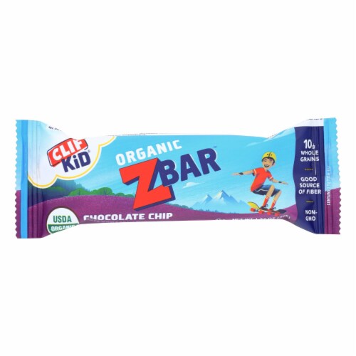 Clif Bar Zbar - Organic Chocolate Chip 1.27 oz - Pack of 18 Perspective: front