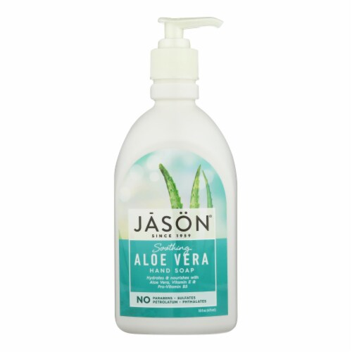 Jason Pure Natural Hand Soap Soothing Aloe Vera - 16 fl oz Perspective: front