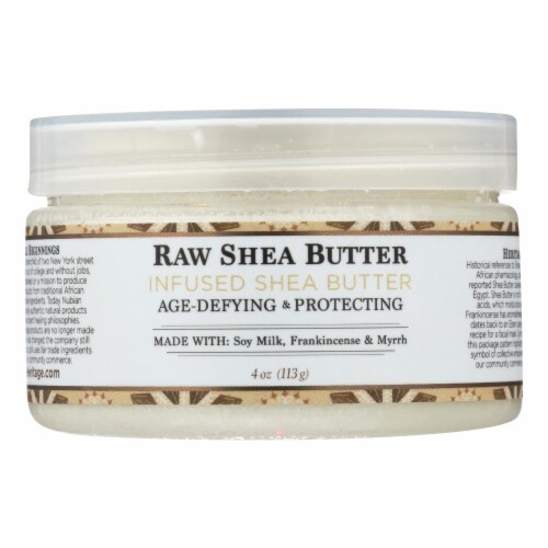 Nubian Heritage Raw Shea Butter  - 1 Each - 4 OZ Perspective: front