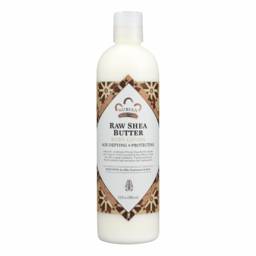 Nubian Heritage Lotion Raw Shea and Myrrh - 13 oz Perspective: front