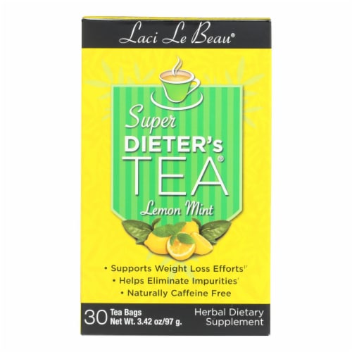 Laci Le Beau Super Dieter's Tea Lemon Mint - 30 Tea Bags Perspective: front